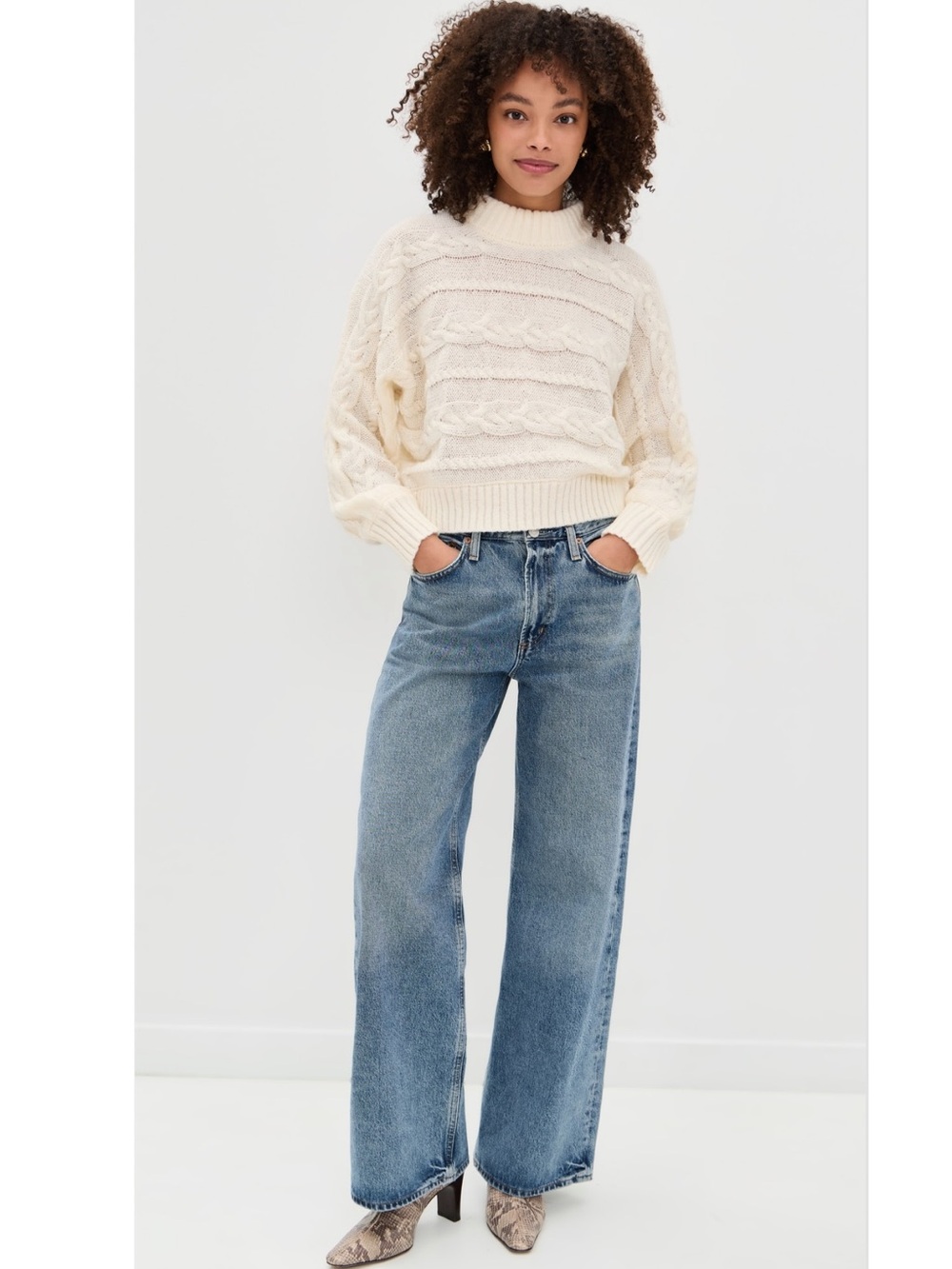 NWT Z Supply Arctic Cable Sweater Large Shopbop